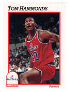 Tom Hammonds - Washington Bullets (NBA Basketball Card) 1991-92 Hoops # 446 Mint