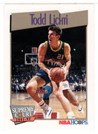 Todd Lichti - Denver Nuggets - Supreme Court (NBA Basketball Card) 1991-92 Hoops # 462 Mint