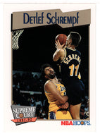 Detlef Schrempf - Indiana Pacers - Supreme Court (NBA Basketball Card) 1991-92 Hoops # 470 Mint