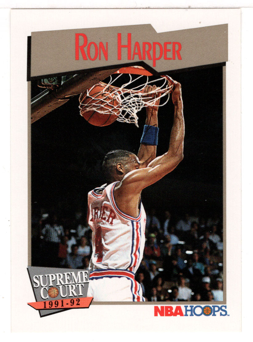 Ron Harper - Los Angeles Clippers - Supreme Court (NBA Basketball Card) 1991-92 Hoops # 471 Mint