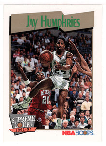 Jay Humphries - Milwaukee Bucks - Supreme Court (NBA Basketball Card) 1991-92 Hoops # 477 Mint