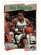 Alvin Robertson - Milwaukee Bucks - Supreme Court (NBA Basketball Card) 1991-92 Hoops # 478 Mint