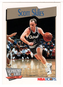 Scott Skiles - Orlando Magic - Supreme Court (NBA Basketball Card) 1991-92 Hoops # 486 Mint