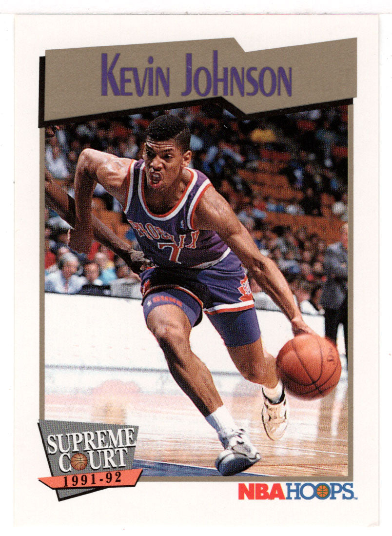 Kevin Johnson - Phoenix Suns - Supreme Court (NBA Basketball Card) 1991-92 Hoops # 490 Mint
