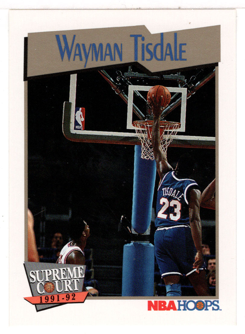Wayman Tisdale - Sacramento Kings - Supreme Court (NBA Basketball Card) 1991-92 Hoops # 494 Mint