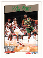 Ricky Pierce - Seattle SuperSonics - Supreme Court (NBA Basketball Card) 1991-92 Hoops # 498 Mint