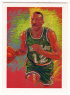 Derek Harper - Dallas Mavericks Team Checklist - Art (NBA Basketball Card) 1991-92 Hoops # 508 Mint