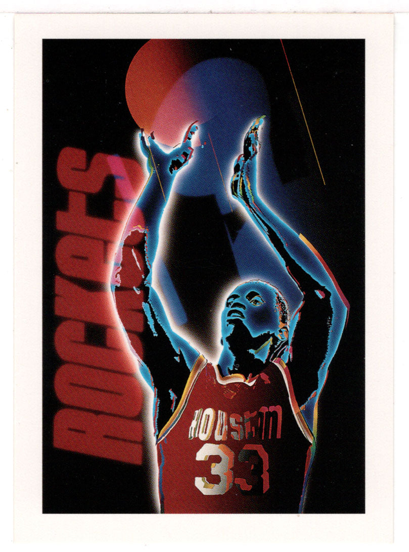 Otis Thorpe - Houston Rockets Team Checklist - Art (NBA Basketball Card) 1991-92 Hoops # 512 Mint
