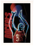 Otis Thorpe - Houston Rockets Team Checklist - Art (NBA Basketball Card) 1991-92 Hoops # 512 Mint