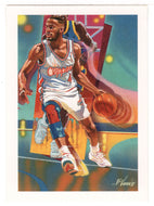 Ron Harper - Los Angeles Clippers Team Checklist - Art (NBA Basketball Card) 1991-92 Hoops # 514 Mint