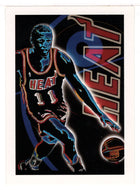 Sherman Douglas - Miami Heat Team Checklist - Art (NBA Basketball Card) 1991-92 Hoops # 516 Mint