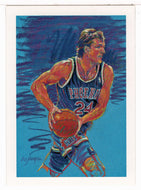 Tom Chambers - Phoenix Suns Team Checklist - Art (NBA Basketball Card) 1991-92 Hoops # 523 Mint