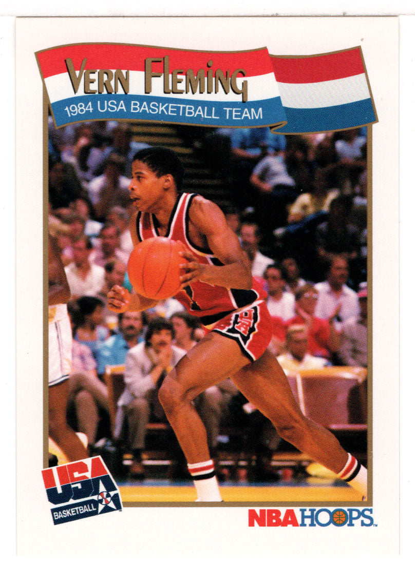 Vern Fleming - Team USA (NBA Basketball Card) 1991-92 Hoops # 558 Mint