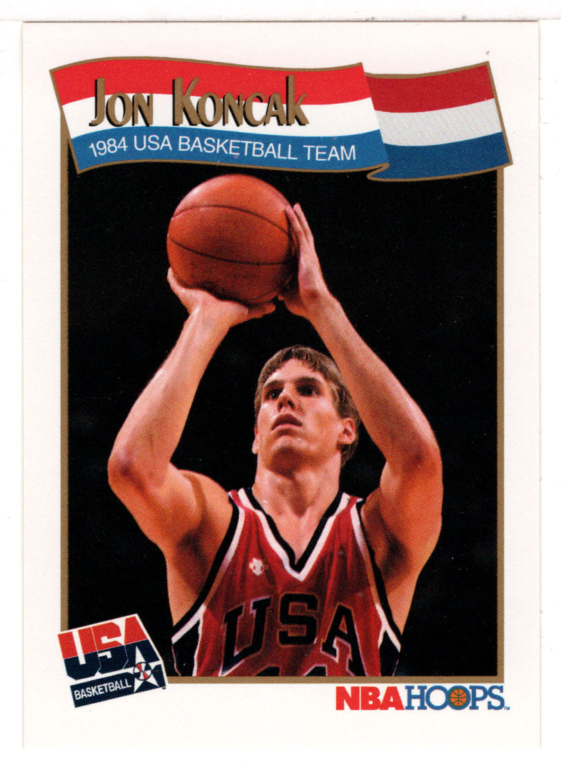 Jon Koncak - Team USA (NBA Basketball Card) 1991-92 Hoops # 560 Mint