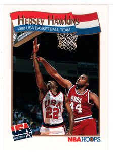 Hersey Hawkins - Team USA (NBA Basketball Card) 1991-92 Hoops # 569 Mint