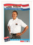 Lenny Wilkens - Team USA Coach (NBA Basketball Card) 1991-92 Hoops # 586 Mint