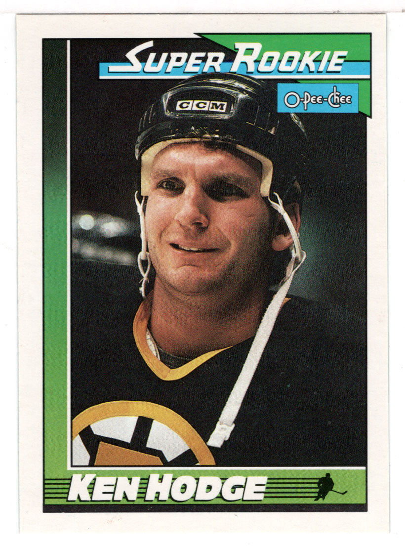 Ken Hodge - Boston Bruins - Super Rookie (NHL Hockey Card) 1991-92 O-Pee-Chee # 5 Mint