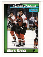 Mike Ricci - Philadelphia Flyers - Super Rookie (NHL Hockey Card) 1991-92 O-Pee-Chee # 13 Mint