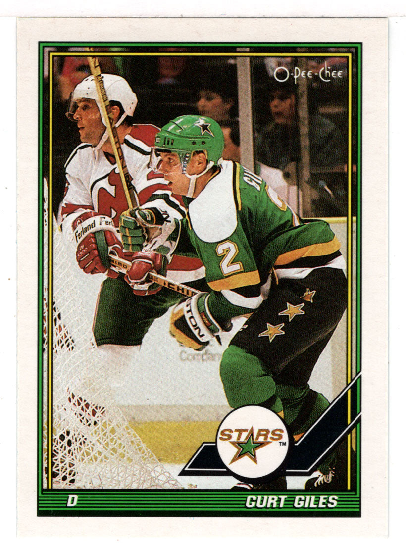 Curt Giles - Minnesota North Stars (NHL Hockey Card) 1991-92 O-Pee-Chee # 17 Mint