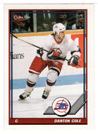 Danton Cole - Winnipeg Jets (NHL Hockey Card) 1991-92 O-Pee-Chee # 27 Mint