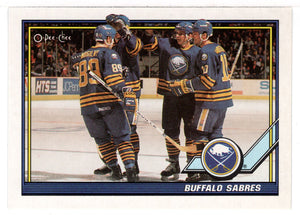 Buffalo Sabres Team Card (NHL Hockey Card) 1991-92 O-Pee-Chee # 32 Mint