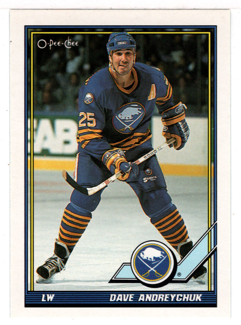 Dave Andreychuk - Buffalo Sabres (NHL Hockey Card) 1991-92 O-Pee-Chee # 38 Mint