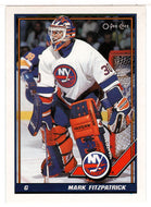 Mark Fitzpatrick - New York Islanders (NHL Hockey Card) 1991-92 O-Pee-Chee # 47 Mint