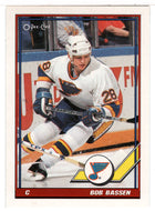Bob Bassen - St. Louis Blues (NHL Hockey Card) 1991-92 O-Pee-Chee # 51 Mint