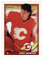 Roger Johansson - Calgary Flames (NHL Hockey Card) 1991-92 O-Pee-Chee # 53 Mint
