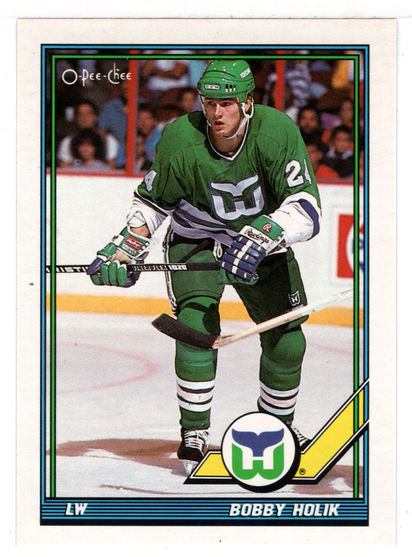 Bobby Holik - Hartford Whalers (NHL Hockey Card) 1991-92 O-Pee-Chee # 56 Mint