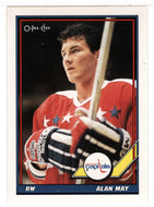 Alan May - Washington Capitals (NHL Hockey Card) 1991-92 O-Pee-Chee # 57 Mint