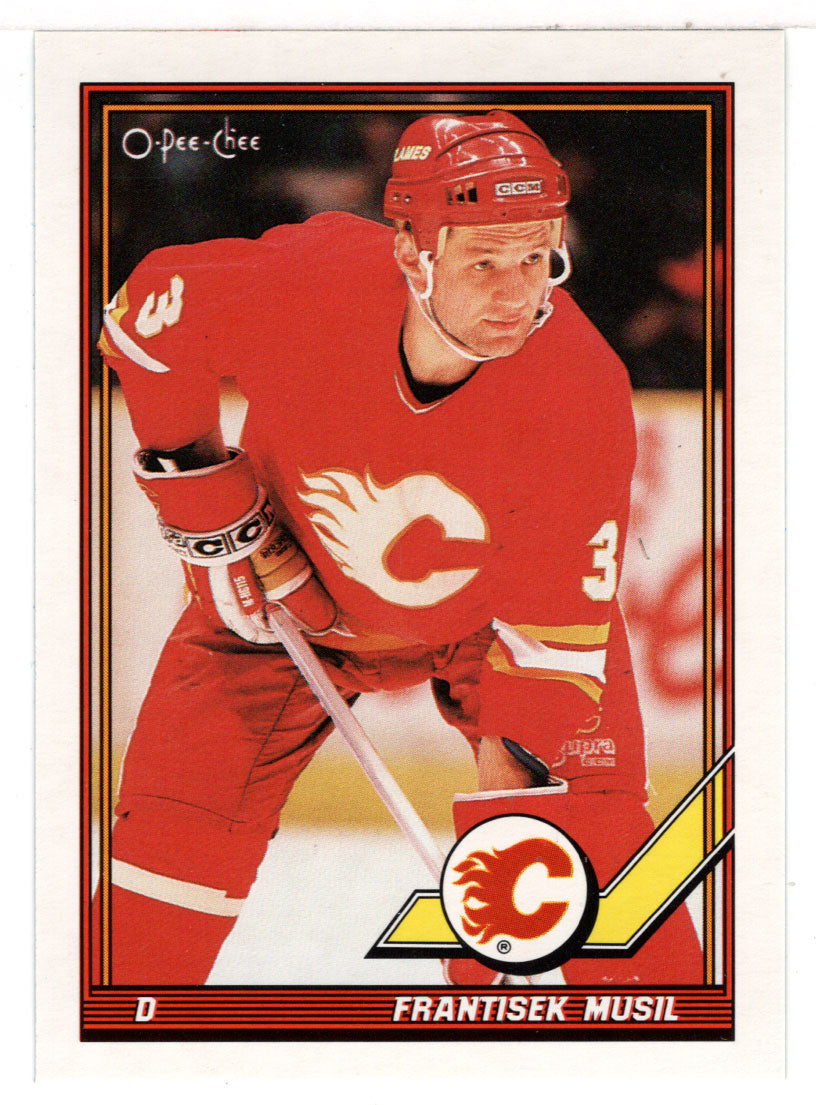 Frantisek Musil - Calgary Flames (NHL Hockey Card) 1991-92 O-Pee-Chee # 68 Mint