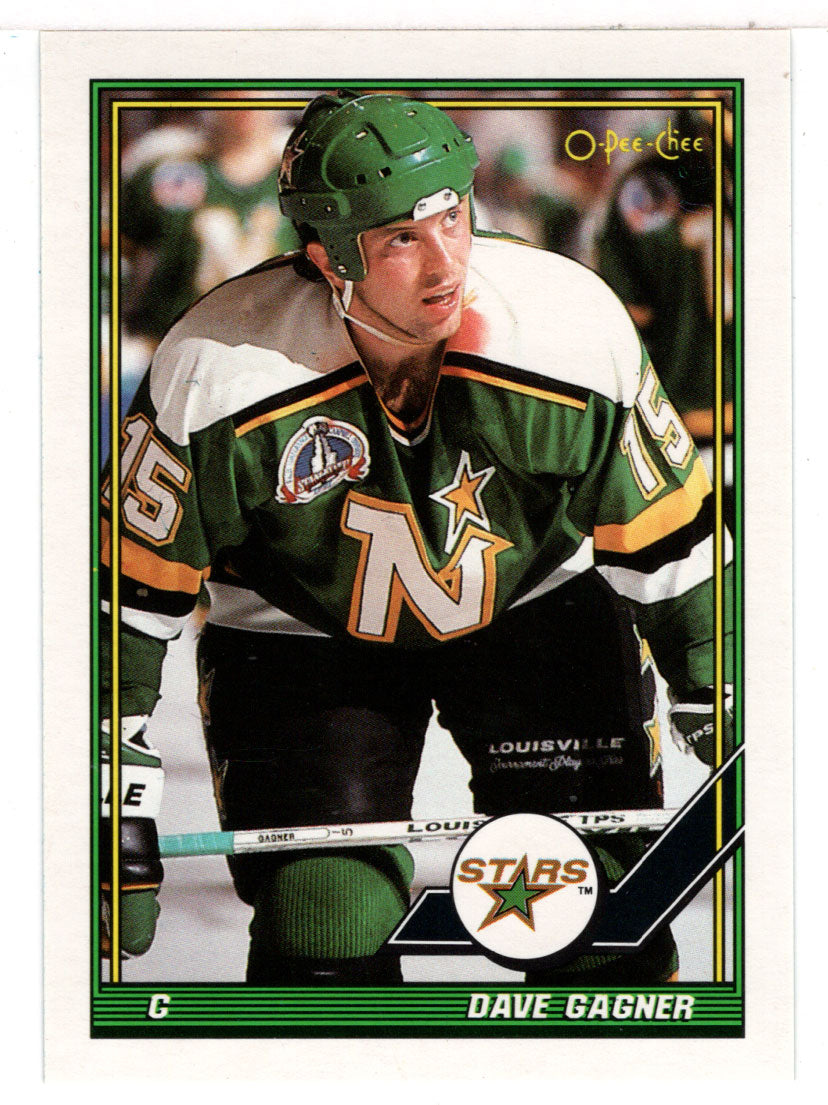 Dave Gagner - Minnesota North Stars (NHL Hockey Card) 1991-92 O-Pee-Chee # 74 Mint
