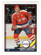 Dmitri Khristich - Washington Capitals (NHL Hockey Card) 1991-92 O-Pee-Chee # 78 Mint