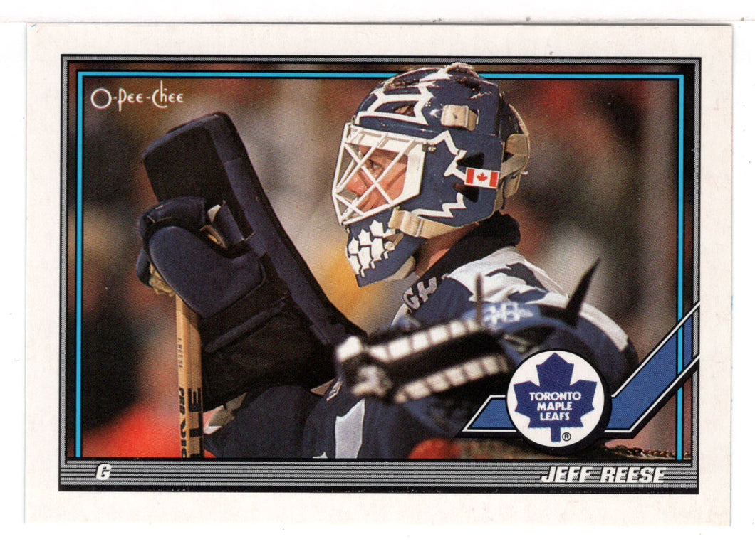 Jeff Reese - Toronto Maple Leafs (NHL Hockey Card) 1991-92 O-Pee-Chee # 81 Mint