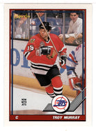 Troy Murray - Winnipeg Jets (NHL Hockey Card) 1991-92 O-Pee-Chee # 87 Mint