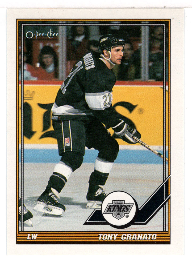 Tony Granato - Los Angeles Kings (NHL Hockey Card) 1991-92 O-Pee-Chee # 88 Mint