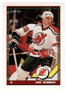 Eric Weinrich - New Jersey Devils (NHL Hockey Card) 1991-92 O-Pee-Chee # 92 Mint