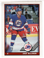 Dave McLlwain - Winnipeg Jets (NHL Hockey Card) 1991-92 O-Pee-Chee # 95 Mint