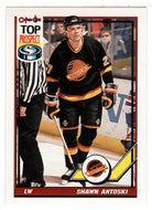 Shawn Antoski - Vancouver Canucks - Top Prospect (NHL Hockey Card) 1991-92 O-Pee-Chee # 98 Mint