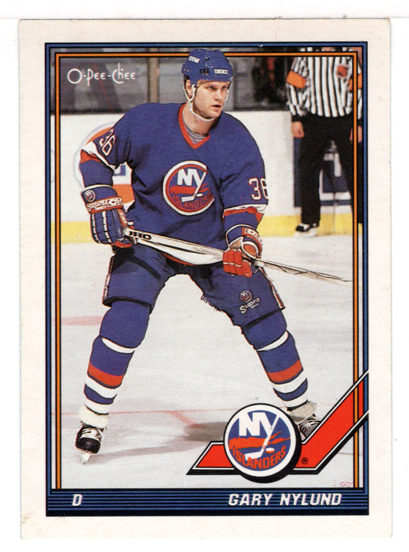 Gary Nylund - New York Islanders (NHL Hockey Card) 1991-92 O-Pee-Chee # 101 Mint