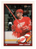 Jimmy Carson - Detroit Red Wings (NHL Hockey Card) 1991-92 O-Pee-Chee # 104 Mint