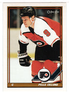 Pelle Eklund - Philadelphia Flyers (NHL Hockey Card) 1991-92 O-Pee-Chee # 111 Mint