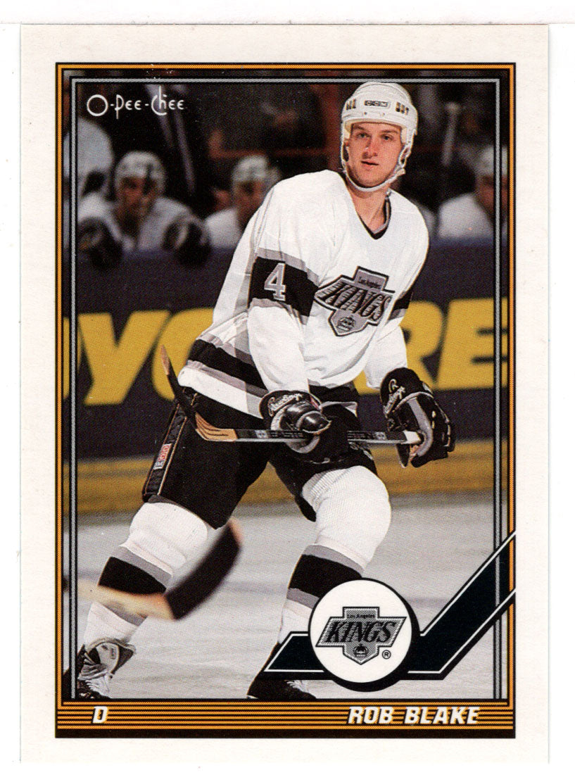 Rob Blake - Los Angeles Kings (NHL Hockey Card) 1991-92 O-Pee-Chee # 112 Mint