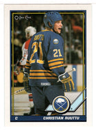 Christian Ruuttu - Buffalo Sabres (NHL Hockey Card) 1991-92 O-Pee-Chee # 115 Mint