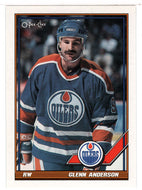 Glenn Anderson - Edmonton Oilers (NHL Hockey Card) 1991-92 O-Pee-Chee # 124 Mint