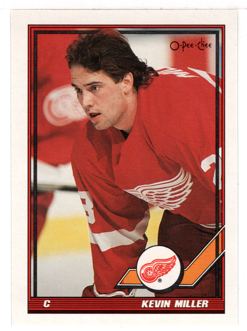 Kevin Miller - Detroit Red Wings (NHL Hockey Card) 1991-92 O-Pee-Chee # 125 Mint