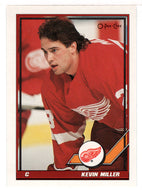 Kevin Miller - Detroit Red Wings (NHL Hockey Card) 1991-92 O-Pee-Chee # 125 Mint