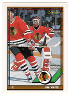 Jimmy Waite - Chicago Blackhawks (NHL Hockey Card) 1991-92 O-Pee-Chee # 127 Mint