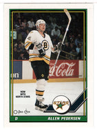 Allen Pedersen - Minnesota North Stars (NHL Hockey Card) 1991-92 O-Pee-Chee # 128 Mint